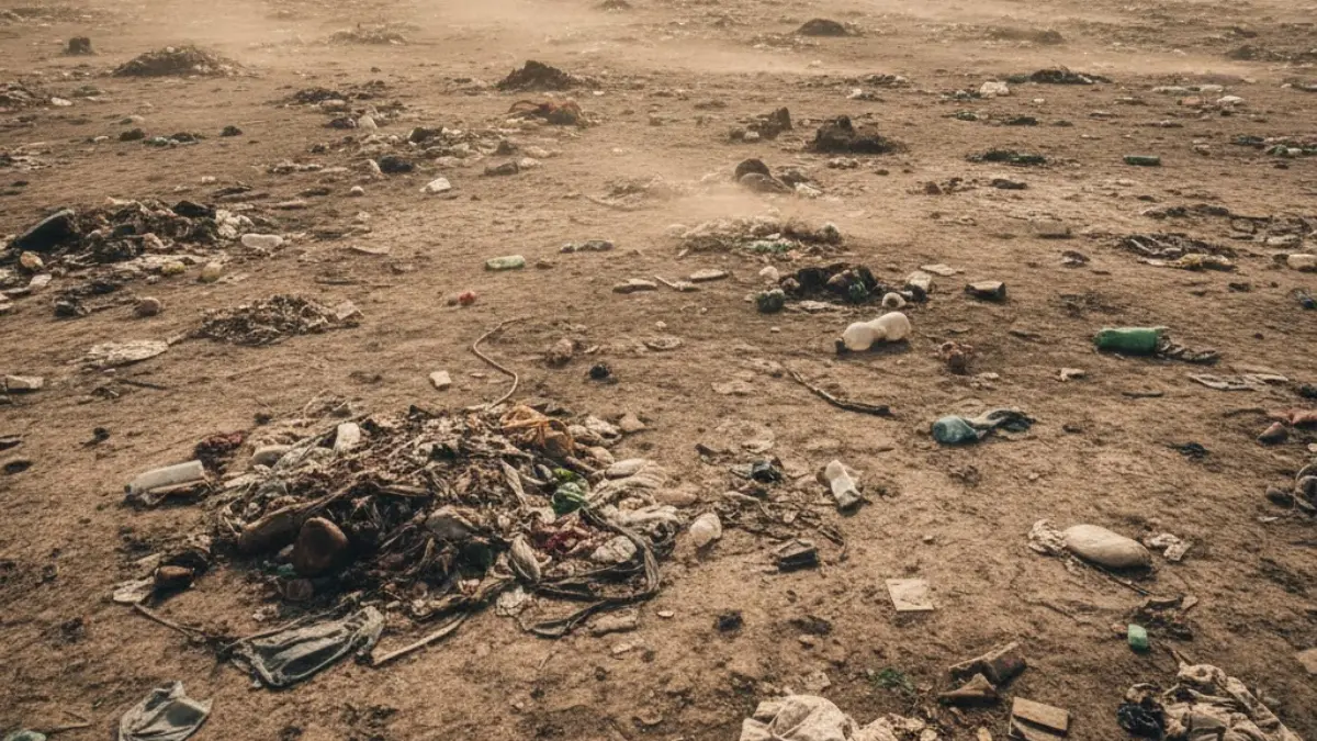 Dust and land-based sources contributing to air pollution in India